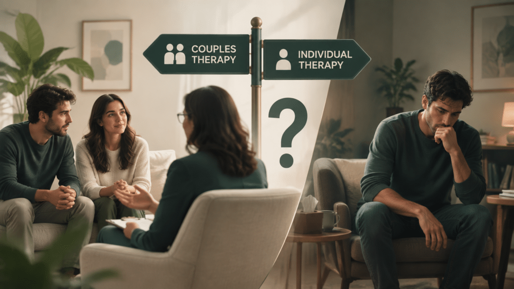 Couples Therapy or Individual Therapy? What the Research Says About Fixing a Marriage
